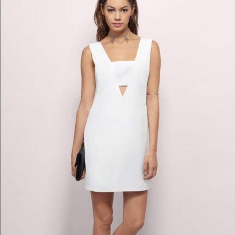 White Shift Dress